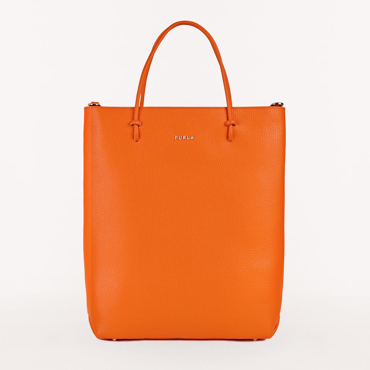 Furla Essential Handbags Orange Women South Africa CX3158427